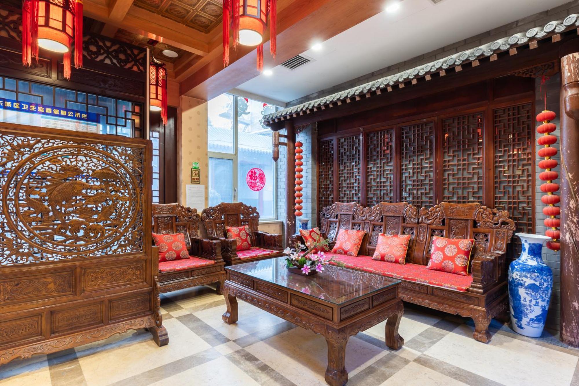 Chinese Culture Boutique Hotel-Tangfu,Traditional Chinese Theme,Heart Of Beijing,Near Forbidden City,Tiananmen Square,Hutongs,Metro Access,Free Coffee,Tea,Laundry Экстерьер фото