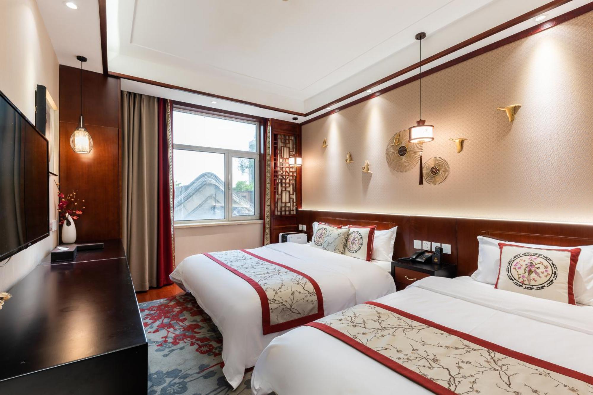 Chinese Culture Boutique Hotel-Tangfu,Traditional Chinese Theme,Heart Of Beijing,Near Forbidden City,Tiananmen Square,Hutongs,Metro Access,Free Coffee,Tea,Laundry Экстерьер фото